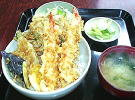 どん亭の天丼！